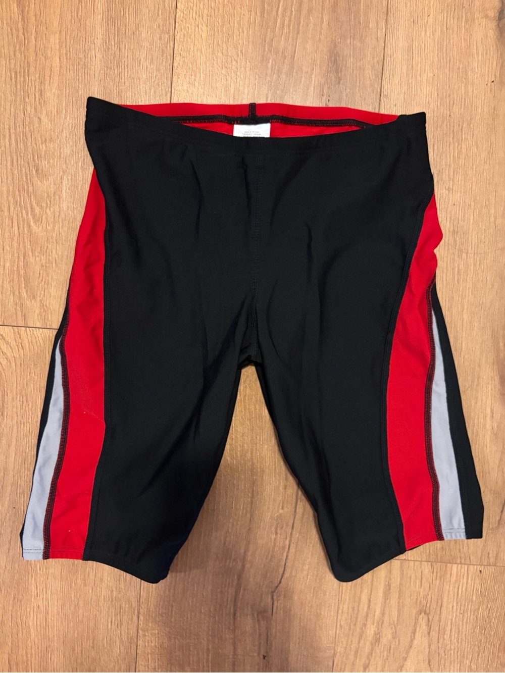 Speedo Mens Endurance Launch Splice Jammer Black & Red size 30 new
